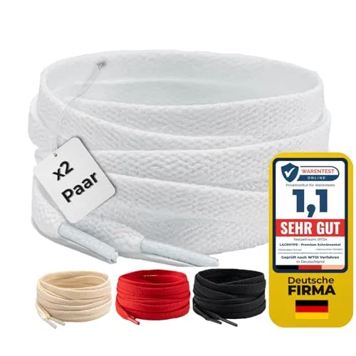 LaceHype 2 Paar in weiß von LaceHype