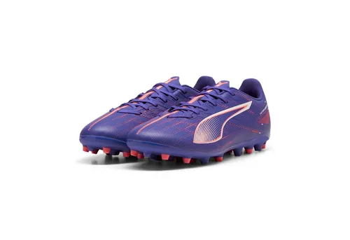 Puma Ultra 5 Play Mg Fußballschuhe Lila EU 42 1/2 - Fußballschuhe mit leichtem Obermaterial und stabilisierendem Stützrahmen, ideal für Kunstrasen und harte Böden. Perfekte Passform und ULTRA Grip-Technologie für optimale Traktion.