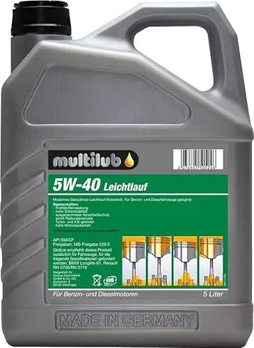 Multilub Motoröl 5W-40LL 5L Motoröl