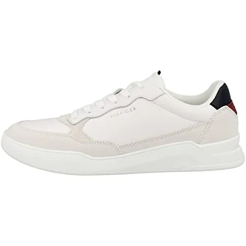 Tommy Hilfiger Herren Cupsole Sneaker Elevated Cupsole Leather Mix - Herren-Sneaker aus hochwertigem Leder, elegantes Design und optimale Passform für jeden Anlass, ideal für Alltag und besondere Events.