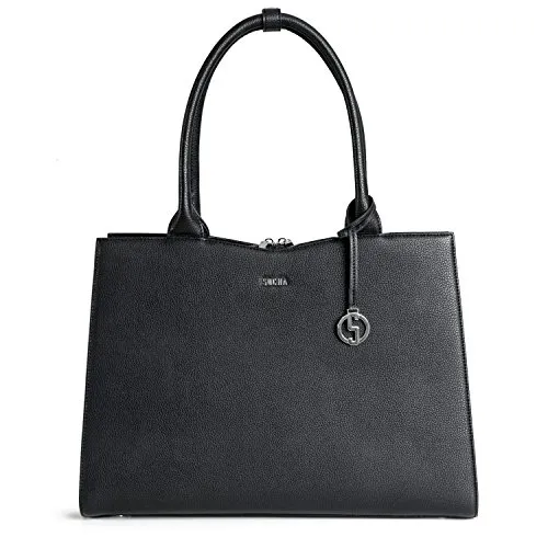 Produktbild SOCHA Damen Laptoptasche Straight Line Black 15.6