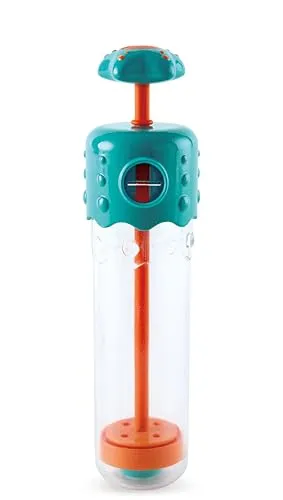 Hape Fröhliche Badepumpe, 4 verstellbare Düsen, Wasserspritzer Badewannenspielzeug ab 24 Monaten