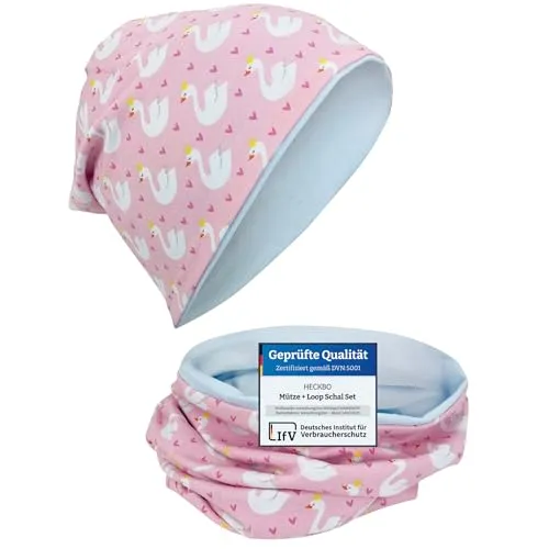 HECKBO Kinder Beanie & Loop Schal Set von HECKBO