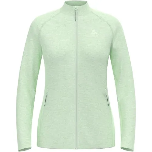 Odlo FLI MID LAYER FULL ZIP TENCIA Damen Fleecejacke - Funktionsunterwäsche für Outdoor-Fans, bietet hervorragenden Kälteschutz mit hochwertigem Gitter-Fleece, ideal beim Wintersport und Wandern.