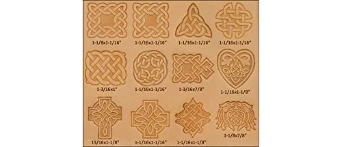 Tandy Leather Keltisches Stempel-Set:, Sonstige, Mehrfarbig, 4.13 x 17.24 x 21.68 cm