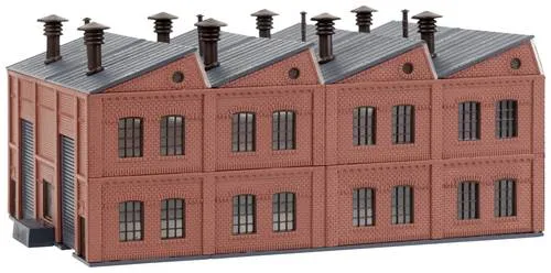 Faller Nr. 144104 Fahrzeugunterstand Spur HO - Gebäude, Tunnel, Brücken – idealer Fahrzeugunterstand für Ihre HO-Modellbahn mit detailgetreuer Gestaltung.