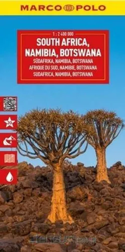 Mapa drogowa Afryka Południowa Namibia 1 2 4 mln (Poludniowa) / MARCO POLO