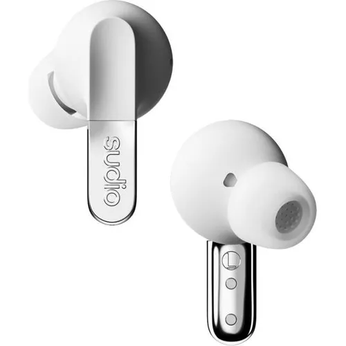 Sudio N3Pro Snow White - Noise Cancelling Earbuds - Kopfhörer mit aktivem Noise Cancelling für ungestörten Musikgenuss, ideal für Tag und Nacht. Leicht und kabellos für besten Komfort.