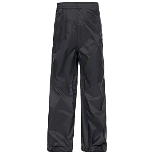 Trespass Kinder Regenhose Kompakt Zusammenrollbare Qikpac, Black, 9/10, UCBTRAM30001_BLK9/10
