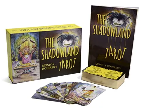Shadowland Tarot von Monica Bodirsky - Bücher über Tarotkarten, 208 Seiten mit einzigartigen Illustrationen für tiefgehende Einsichten und spirituelle Entfaltung.