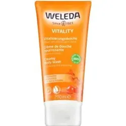 Weleda Sea Buckthorn Duschcreme 200 ml - Körperpflege, feuchtigkeitsspendende Duschcreme für samtweiche Haut, reinigt sanft und schützt die natürliche Hydrolipidbarriere.