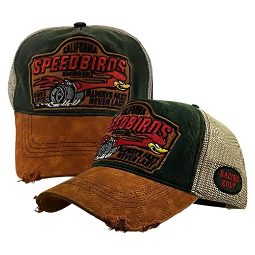 RACING KULT Trucker Cap California Speedbirds mit Stick Unisex