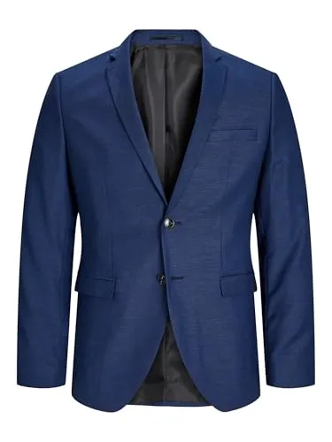 JACK&JONES PLUS JPRSOLARIS Blazer NOOS PLS - Sakkos für Herren, umweltfreundlich aus recyceltem Polyester, schick und nachhaltig für einen modernen Look.