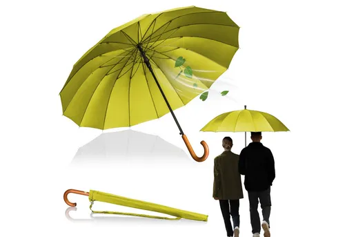 LOGAN & BARNES Stockschirm EDINBURGH in gelb von Logan & Barnes