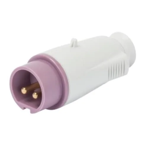GEWISS 60064 mobiler Stecker gerade geschützt CEE 2P 16A 20-25V 50/60H IP44