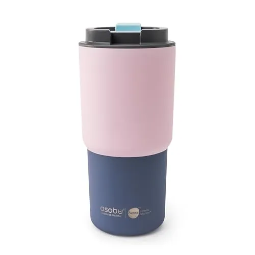 ASOBU Coffee-to-go-Becher 650ml – Auslaufsicher in Pastellblau - Der ASOBU Coffee-to-go-Becher mit 650 ml Fassungsvermögen überzeugt durch seine innovative Puramic-Keramikbeschichtung, die reinen Geschmack garantiert. Ideal für unterwegs – auslaufsicher und stilvoll im Pastellblau.