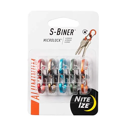 Nite Ize S Binner Microlock Snap Hook 5 Units One Size