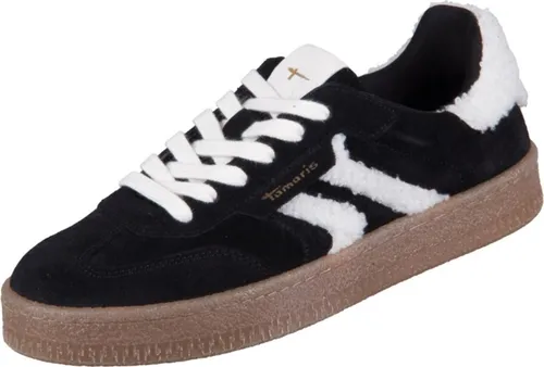 Tamaris Damen 1-23723-44 Sneaker, Black/FUR, 37 EU in schwarz von Tamaris
