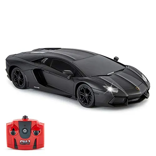CMJ RC CARS Lamborghini Aventador Ferngesteuertes Auto - App- & ferngesteuerte Autos mit beeindruckender LED Beleuchtung und einem realistischen Fahrgefühl. Ideal für Kinder ab 6 Jahren und perfekt für spannende Rennen!
