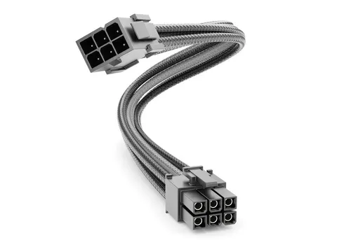 deleyCON deleyCON 6 Pin PCI Express GPU Grafikkarte Strom Kabel Intern 30cm 18 Computer-Kabel