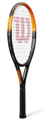 Wilson Burn Spin Junior 25 Tennisschläger - Besaitet und Leicht - Tennisschläger für Kinder mit nur 225g, ideal für den Einstieg in den Tennissport. Perfekt für junge Spieler, die Spin und Kontrolle lernen möchten.