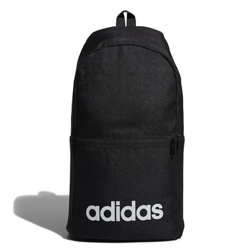 adidas GE5566 Unisex Linear Classic Day Rucksack, Black/Black/White,OneSize