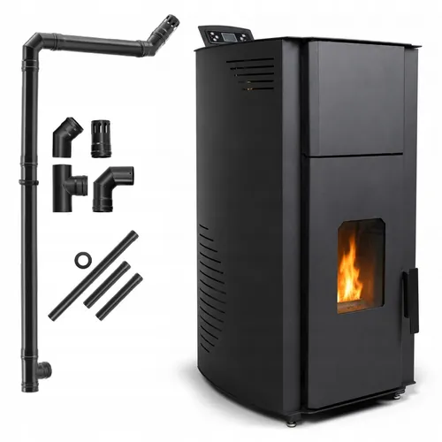 Freistehender Pelletofen 22,2 kW mit Wassertasche und WLAN