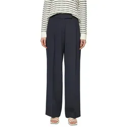 s.Oliver BLACK LABEL Anzughose mit Bügelfalte blau 40 - Business-Mode, elegante Anzughose mit Bügelfalte für einen stilvollen Auftritt im Büro, atmungsaktiv und elastisch für optimalen Tragekomfort.