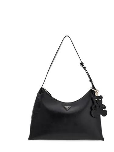 Guess Kassie Schultertasche 30 cm schwarz TAS059901 - Stylische Schultertasche 