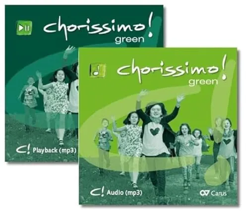 Chorissimo! Green Medien-Set: Playback + Audio-CD - Fachbücher für Musikpädagogik, ideal zur Stimmbildung und Förderung von Kinder- und Jugendchören.