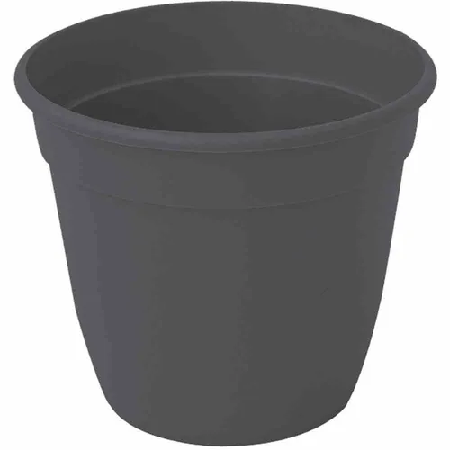 Pflanztopf Blumentopf Pflanzkübel Blumengefäß 26 cm anthrazit mit Bodenlöchern