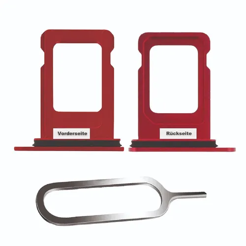 iPHONE 14 / PLUS SIM KARTEN HALTER TRAY ADAPTER FACH SLOT CARD PRODUCT RED