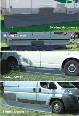 FIAMMA Windschutz Skirting für VW T5 T6 Van von Fiamma