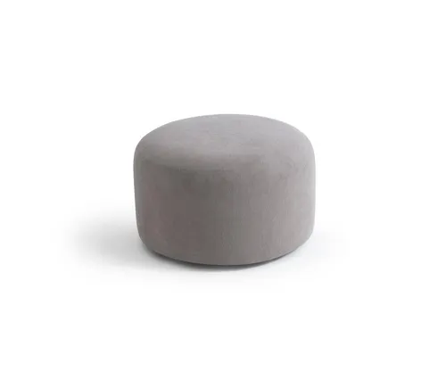 Stilvoller Grauer Polsterhocker für Ihr Wohnzimmer - Moderner Sitzhocker in elegantem Grau, ideal für den Innenbereich. Mit stabilen Holzgestell und 2 Jahren Herstellergarantie. Perfekt für entspannte Stunden in Ihrem Zuhause.