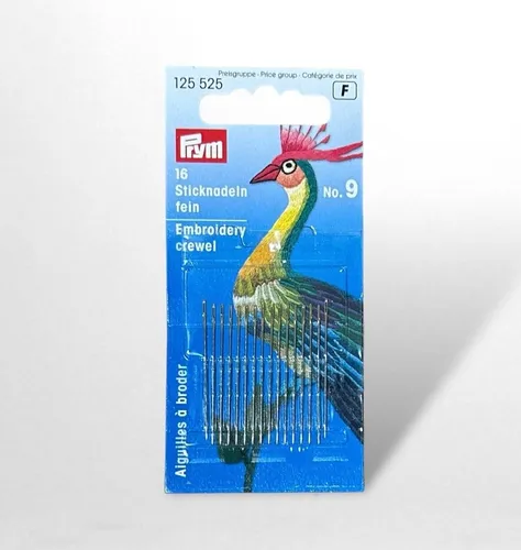 Prym 16 Sticknadeln, fein No. 9 (125525); 1 Stück