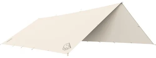 Nordisk Kari 41 Baumwoll Tarp, 550x750cm, natural