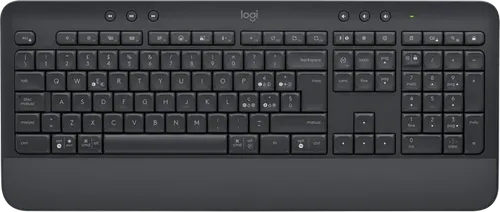 Logitech Signature K650 - Komfortable kabellose Tastatur mit Handballenauflage - Komponenten & Ersatzteile: Ergonomische Soft-Touch-Tastatur mit Handballenauflage für ganztägigen Komfort und bis zu 36 Monate Batterielebensdauer.
