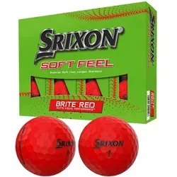 Srixon Soft Feel Brite Golfball 12er rot