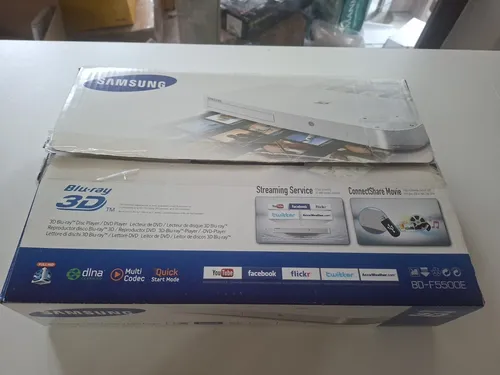 Samsung BD-F5500E / 3D Smart Blu-ray Player, weiß (HDMI, USB 2.0) #243#244