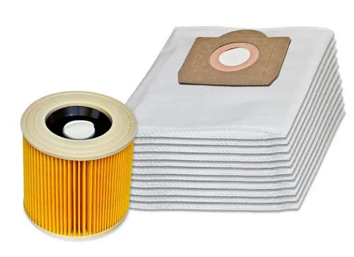 Staubsaugerbeutel Filter Ersatz für Kärcher MW 3 Serie WD3, A, 6.959-130 10