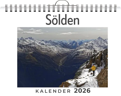 Jonas Lang | Sölden | Kalender | Deutsch | 2026 | FlipFlop | EAN 9783759199850