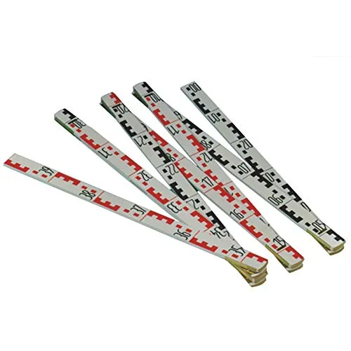 DEWEPRO® Spezial Nivellier-Gliedermaßstab 3m von DEWEPRO