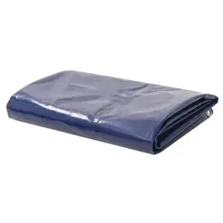 vidaXL Abdeckplane 650 g/m² 3x5 m Blau - Robuste Abdeckplane aus PVC-beschichtetem Canvas, reißfest, wasserabweisend und UV-beständig. Ideal zum Schutz von Gartenmöbeln, Fahrzeugen und Baustellen – für Temperaturen von -30 °C bis 70 °C.
