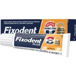 Fixodent Plus All Day Hold Haftcreme für Zahnprothesen, geschmacksneutral, 40 g