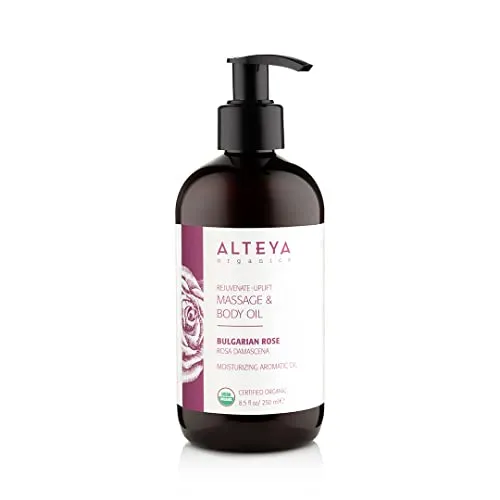 Alteya Organische Massage und Körperölmischung mit bulgarischer Rose 250 ml