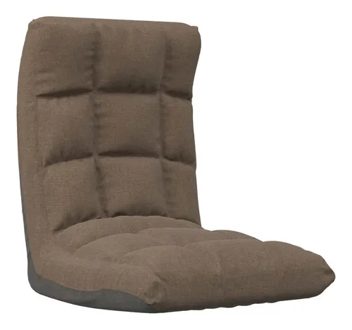 vidaXL Faltbarer Bodenkissen Bodenstuhl in Taupe von vidaXL