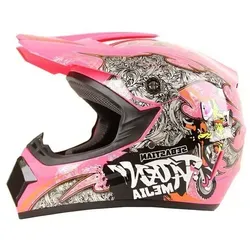 FunSport-Factory Motocrosshelm S | 53 cm in pink von Mud Defeater Motor
