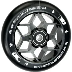 Blunt Stunt-Scooter Rolle Diamond 110mm Schwarz/PU Schwarz - Stuntscooter Rolle mit 110mm Durchmesser, extrem stabil durch 6064 Aluminium und hervorragendem Grip für ein neues Fahrerlebnis im Skatepark.