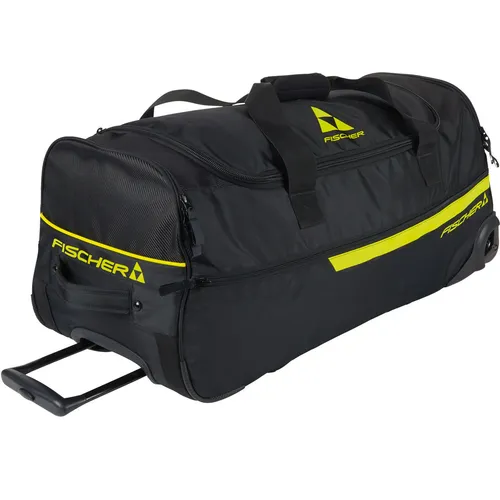 Fischer Team Sportduffel 100L schwarz/gelb - Die Fischer Team Sportduffel 100L ist der perfekte Begleiter für Sportler und Reisende. Mit 100 Litern Stauraum, leisen Inline-Rollen und einem praktischen Teleskopgriff für einfachen Transport.