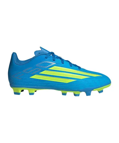 ADIDAS Kinder Fußball-Rasenschuhe F50 Club FG/MG - Der F50 Club Fußballschuh für Kinder bietet ideale Schnelligkeit und Präzision. Die spezielle Außensohle sorgt für optimalen Grip auf verschiedenen Untergründen, während das bequeme Obermaterial für angenehmen Tragekomfort sorgt.